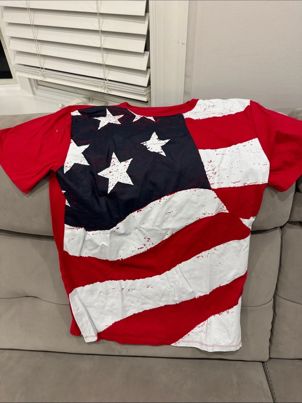 The Children's Place Red, White & Navy Stars and Stripes Tee